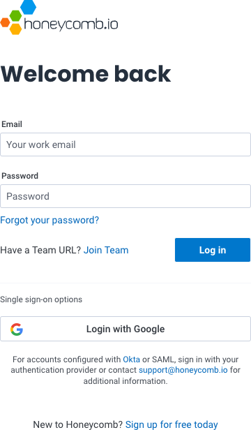 Log in with Google