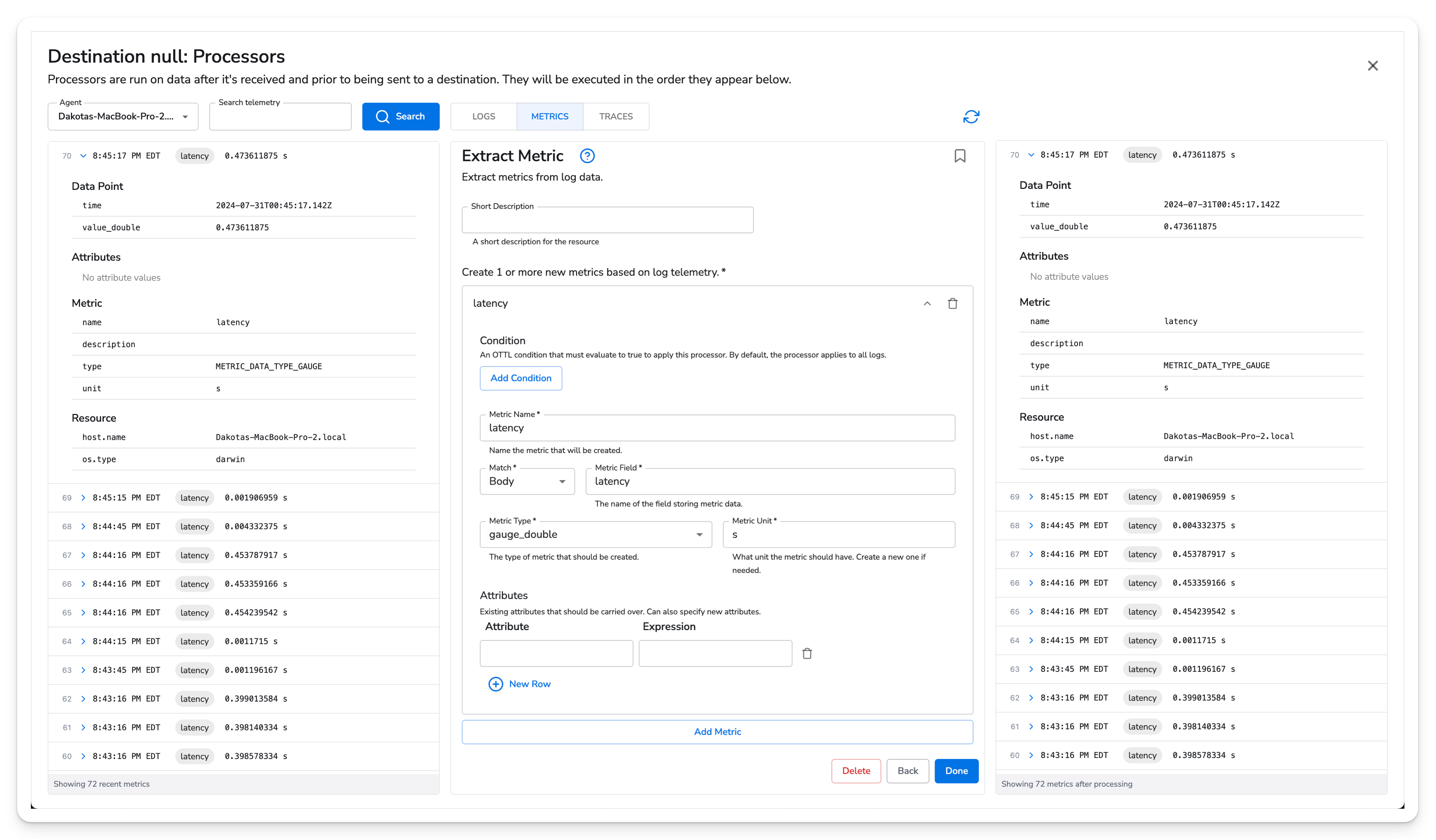 Honeycomb Docs - Extract Metric - image 2