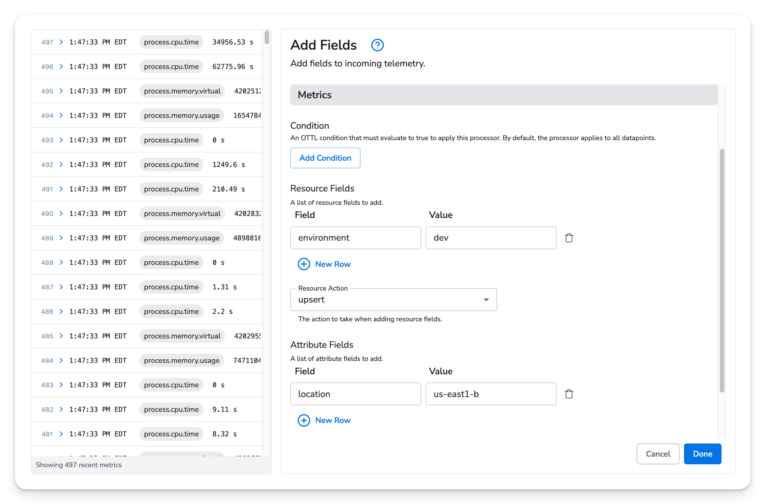 Honeycomb Docs - Add Field - image 1