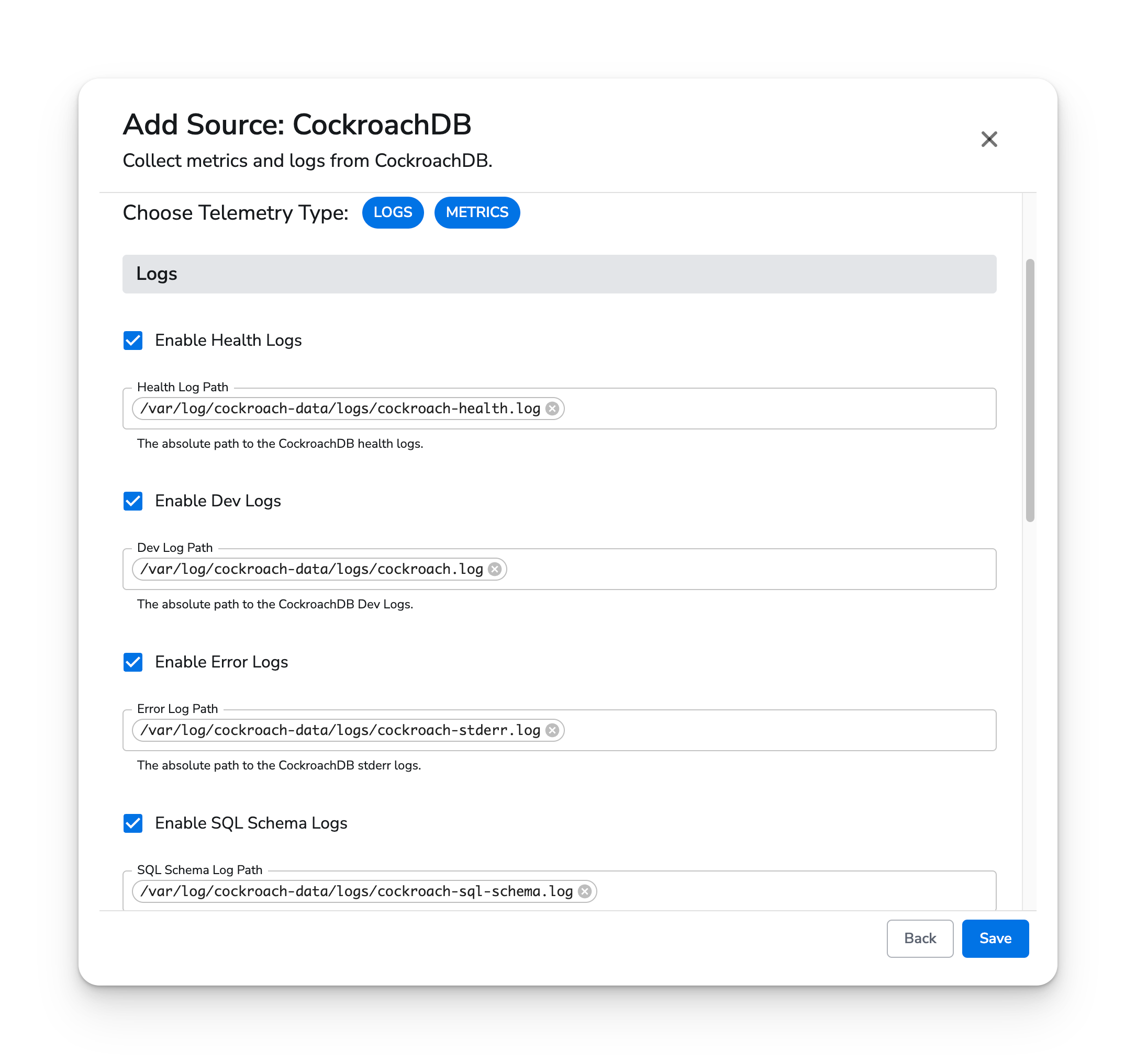 Honeycomb Docs - CockroachDB -1