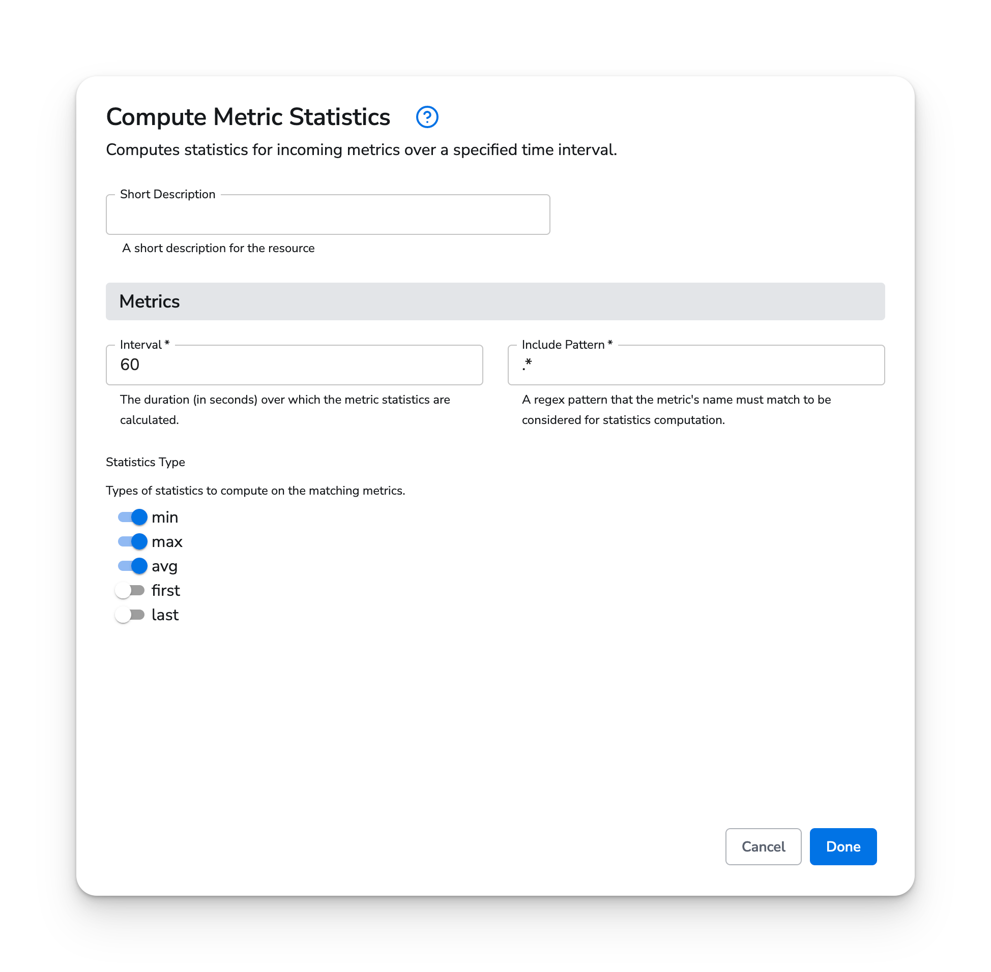 Honeycomb Docs - Metric Statistics - image 1