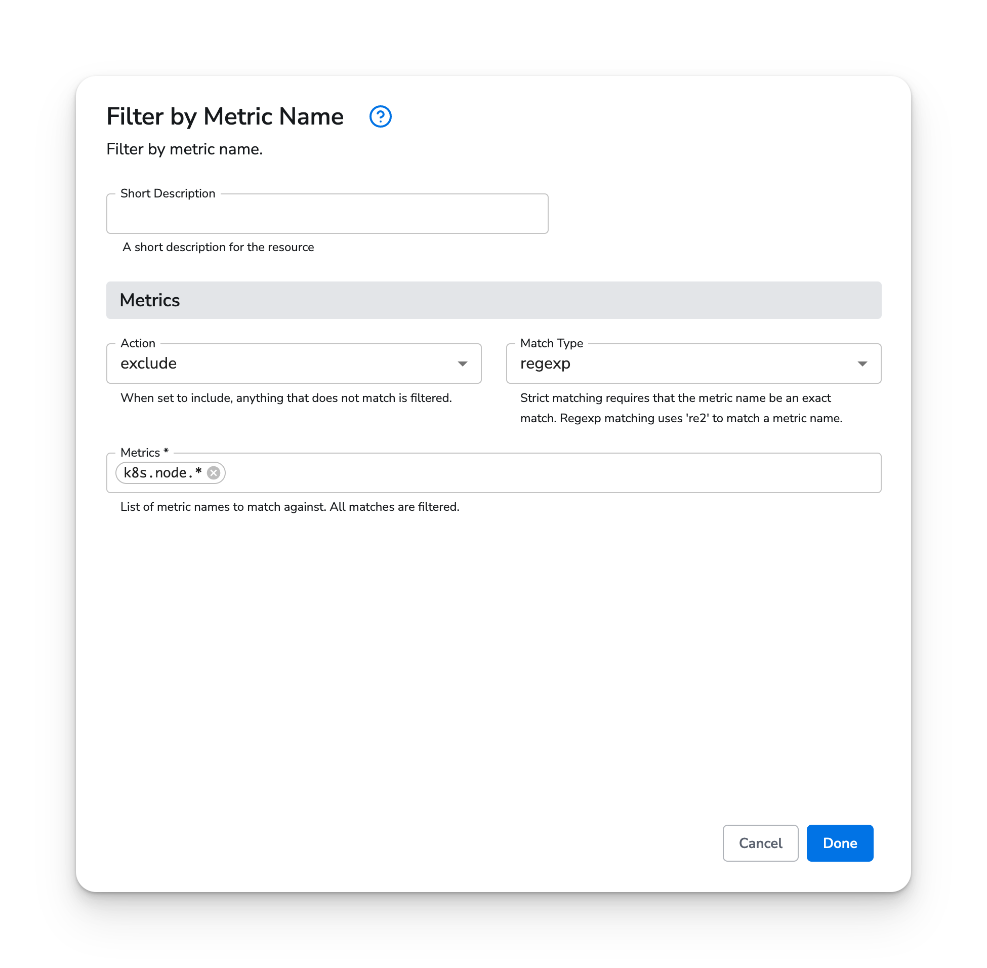 Honeycomb Docs - Filter Metric Name - image 1