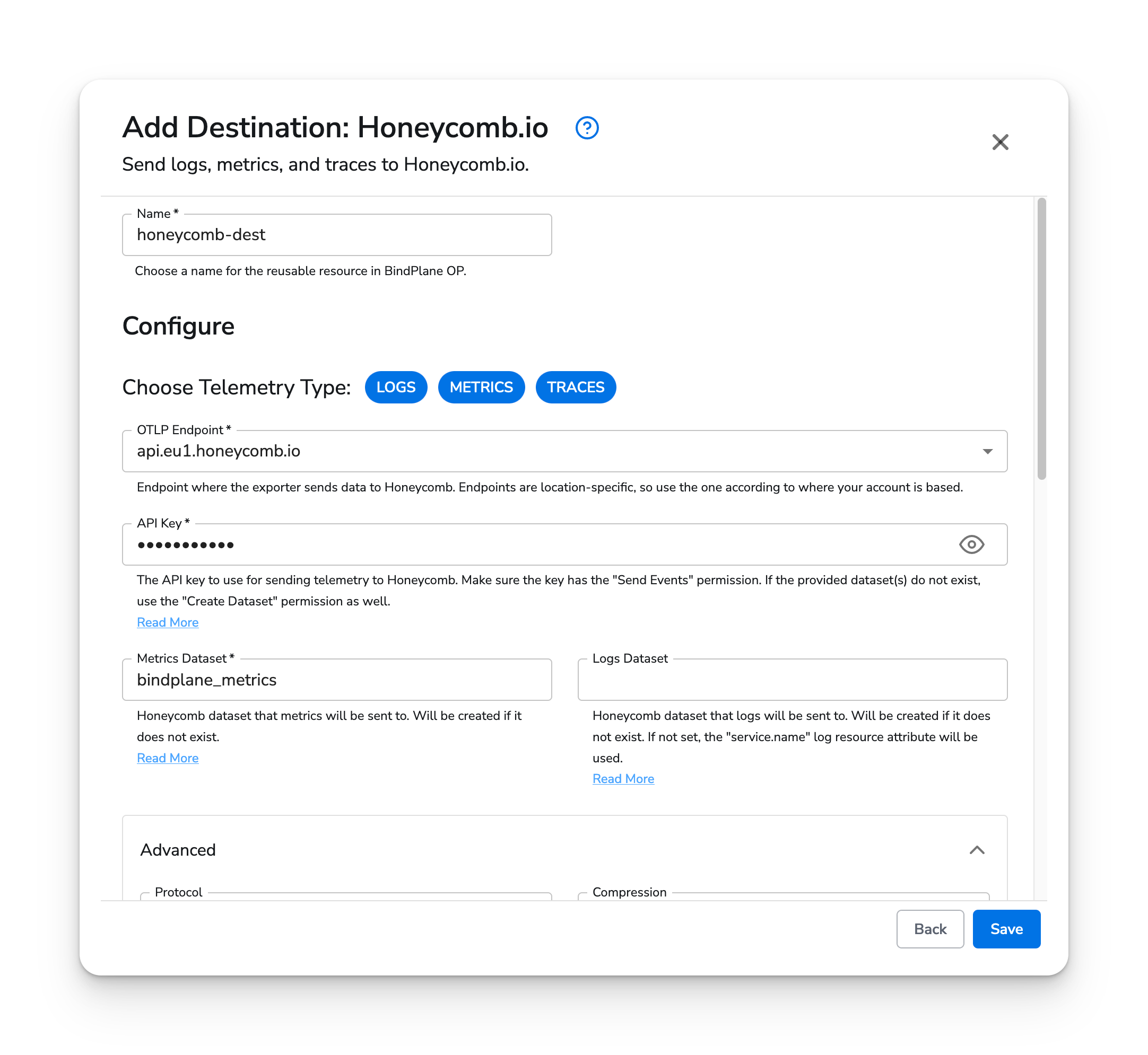 Honeycomb Docs - Honeycomb Destination - image 1