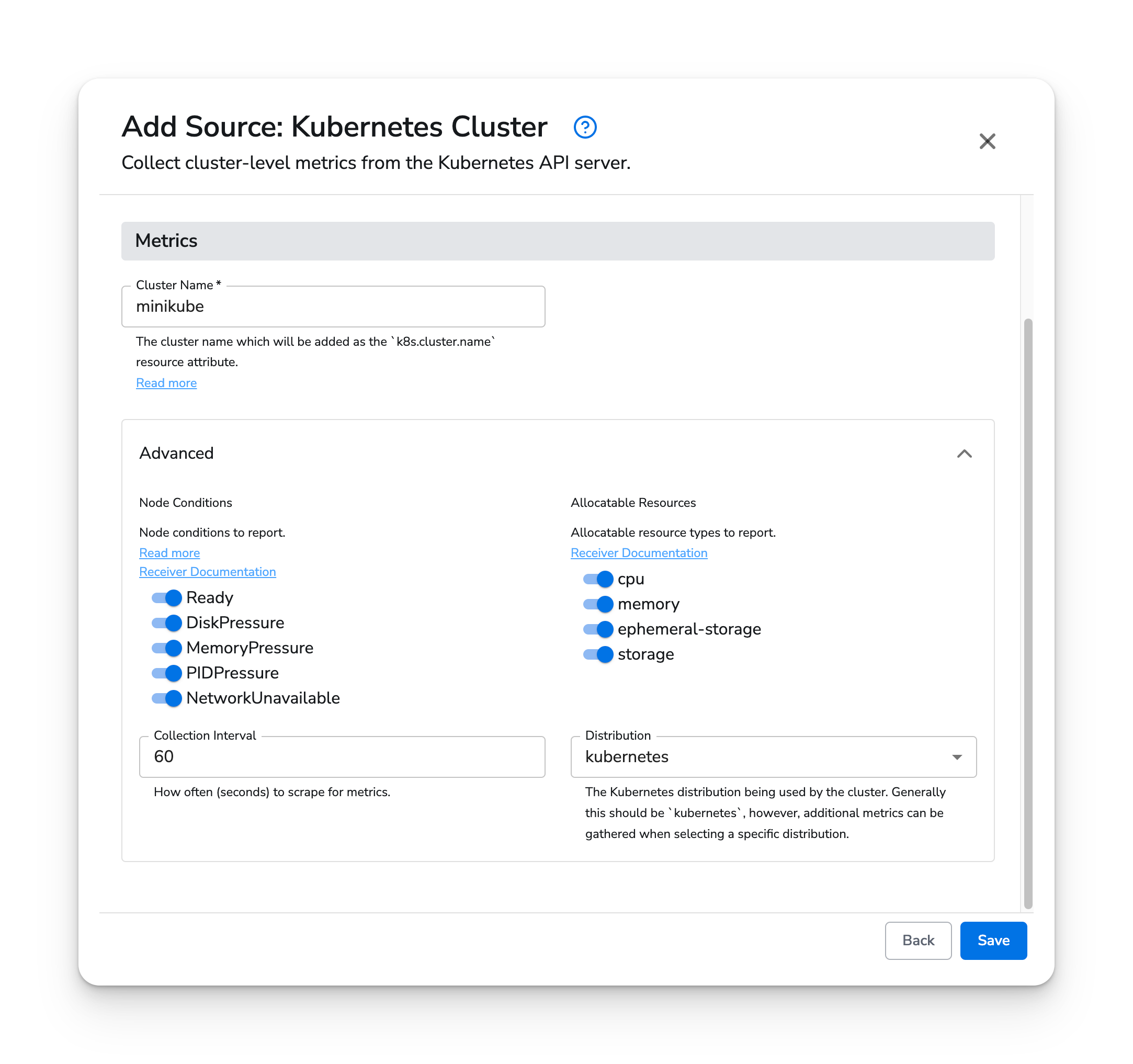 Honeycomb Docs - Kubernetes Cluster Metrics - image 1