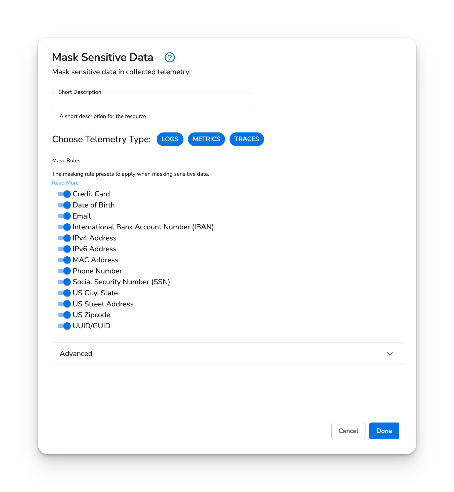 Honeycomb Docs - Mask Sensitive Data - image 1