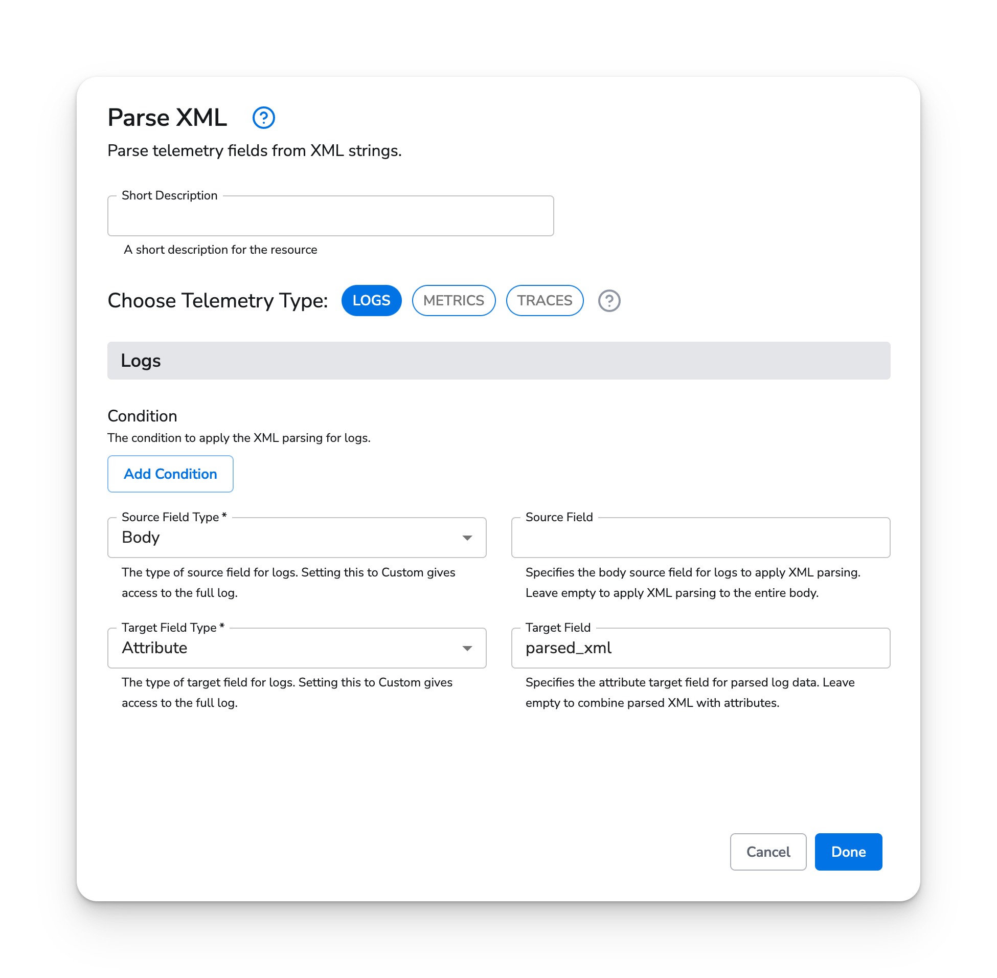 Honeycomb Docs - Parse XML - image 1