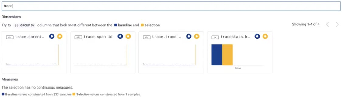 Search BubbleUp results based on keywords