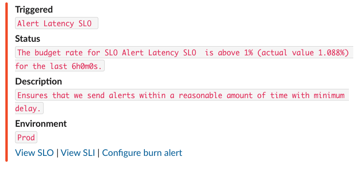SLO Burn Alert fired